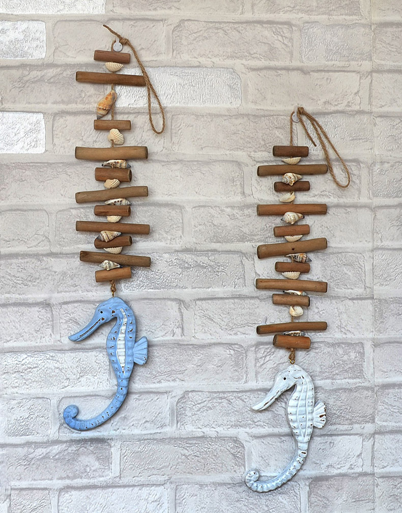 Lixincrafts seaside sanctuary decor, sea style decor,Ship Wheel -fish decor