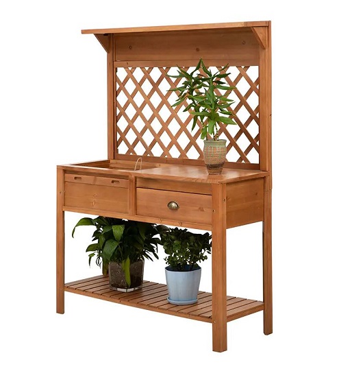 Maximizing Efficiency: The Benefits of Wooden Potting Benches in Plant Care