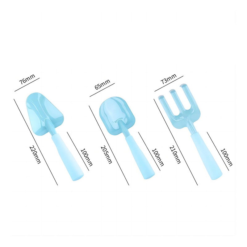 Blue Tote Bag, Watering Can Gloves Shovels For Boys Complete Toddler Gardening Kit