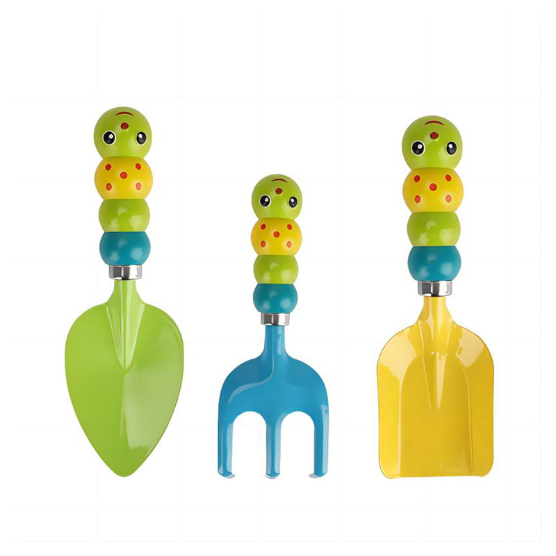 3 Piece Toys Sand Shovel Garden Digging Tools Kids Gardening Tools