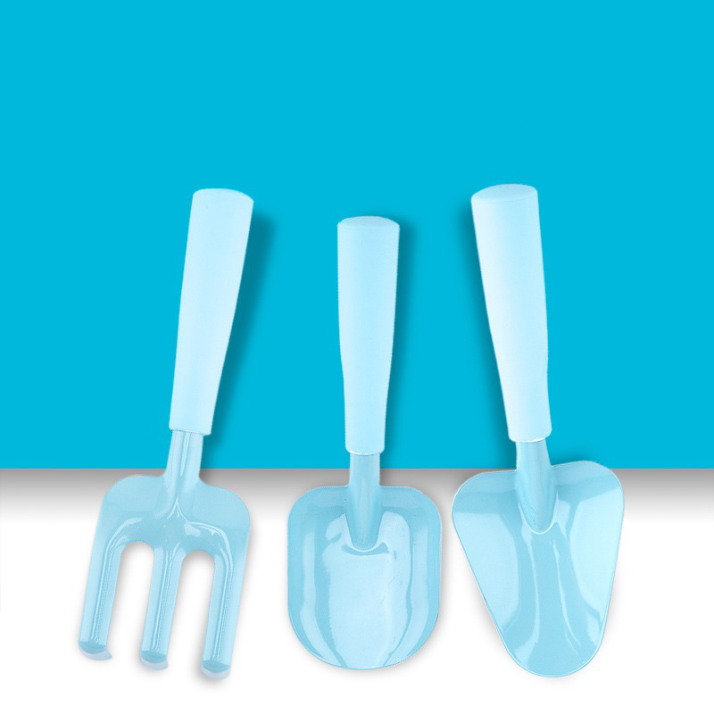 Blue Tote Bag, Watering Can Gloves Shovels For Boys Complete Toddler Gardening Kit