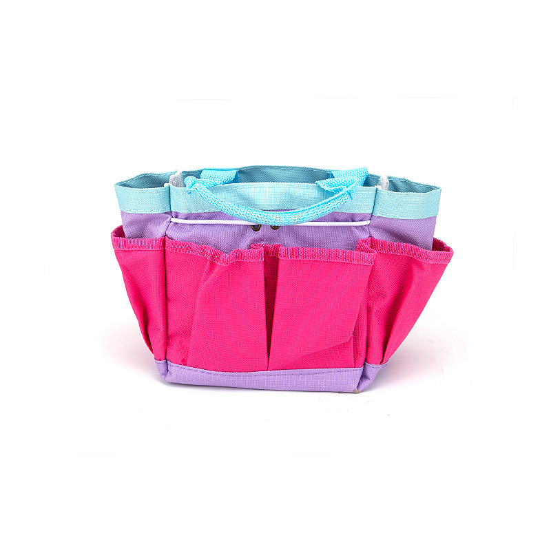 Pink And Purple Garden Tool Set for Girls with Gloves Tool Bag Watering Can